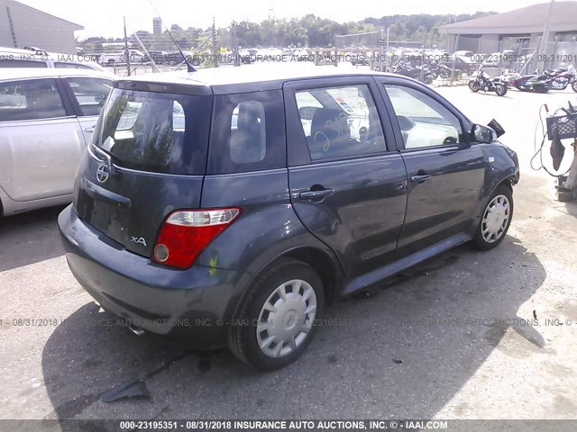 JTKKT624065014567 - 2006 TOYOTA SCION XA ნაცრისფერი ფოტო 4