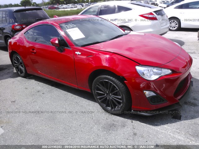 JF1ZNAA11G8703775 - 2016 TOYOTA SCION FR-S RED photo 1