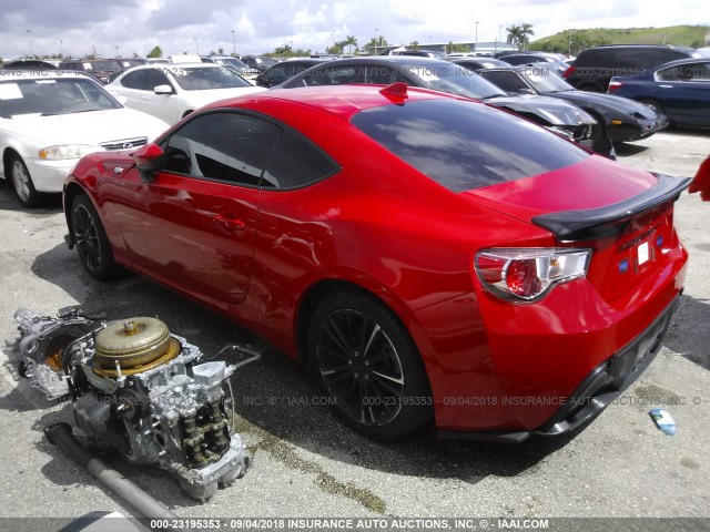 JF1ZNAA11G8703775 - 2016 TOYOTA SCION FR-S RED photo 3