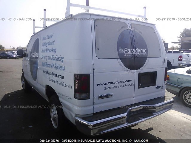 1FTSE34P46DA79743 - 2006 FORD ECONOLINE E350 SUPER DUTY VAN WHITE photo 3