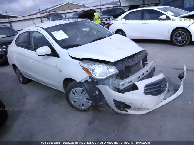 ML32F3FJ7HHF12561 - 2017 MITSUBISHI MIRAGE G4 ES თეთრი ფოტო 1