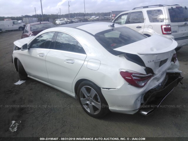 WDDSJ4GB2GN391692 - 2016 MERCEDES-BENZ CLA 250 4MATIC WHITE photo 3