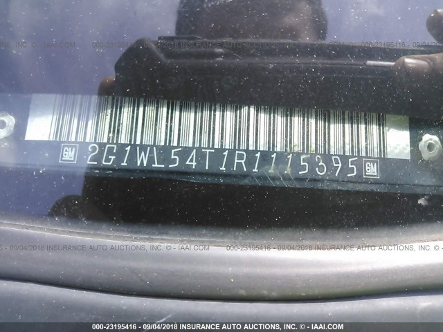 2G1WL54T1R1115395 - 1994 CHEVROLET LUMINA WHITE photo 9