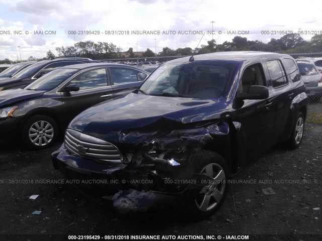3GNCA33D78S719865 - 2008 CHEVROLET HHR LS Azul foto 2