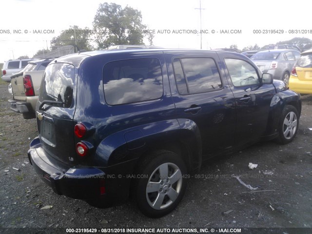 3GNCA33D78S719865 - 2008 CHEVROLET HHR LS Azul foto 4