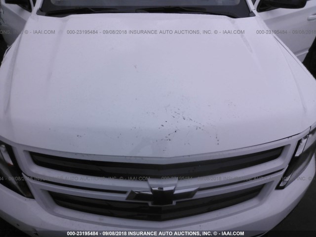 1GNSKCKC7JR104338 - 2018 CHEVROLET Tahoe K1500 PREMIER WHITE photo 10