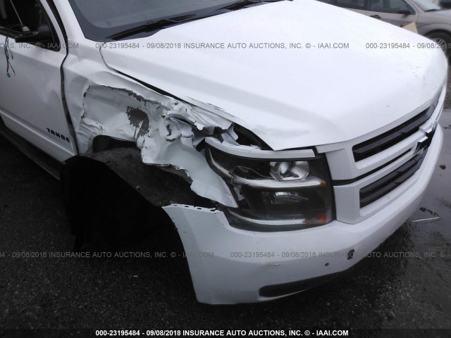 1GNSKCKC7JR104338 - 2018 CHEVROLET Tahoe K1500 PREMIER WHITE photo 6