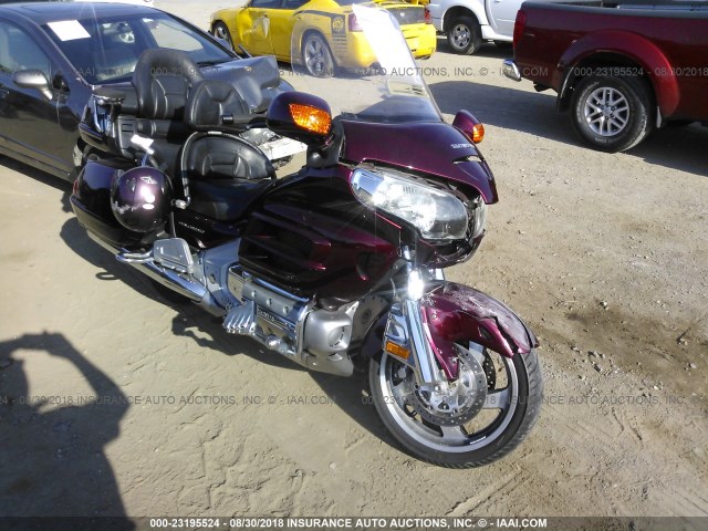 1HFSC47F07A600271 - 2007 HONDA GL1800 MAROON photo 1