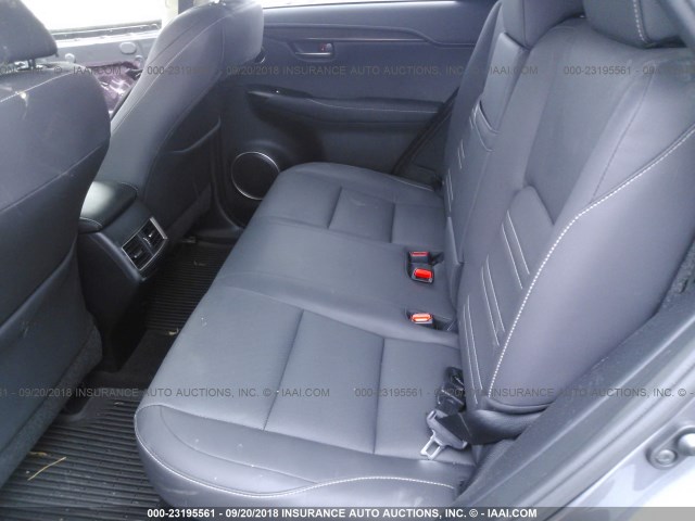 JTJYARBZ6J2086305 - 2018 LEXUS NX 300/BASE/F SPORT 灰色 照片 8