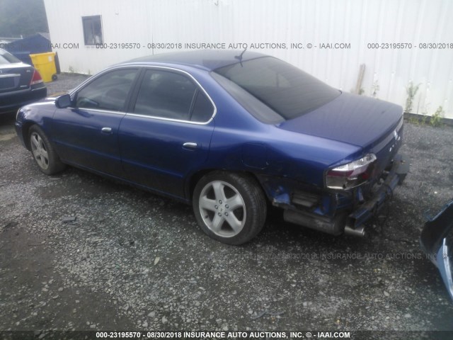 19UUA569X3A038207 - 2003 ACURA 3.2TL TYPE-S BLUE photo 3