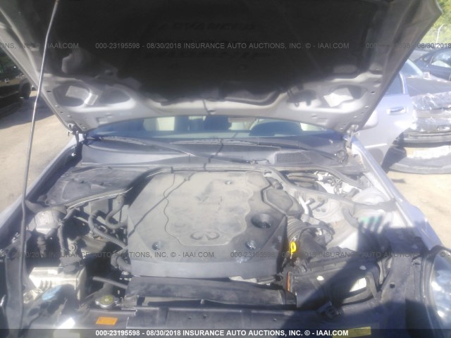 JNKCV51EX3M012108 - 2003 INFINITI G35 ვერცხლისფერი ფოტო 10