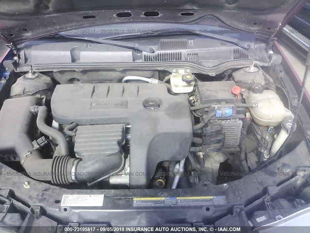 1G8AJ58F97Z123075 - 2007 SATURN ION LEVEL 2 勃艮第红 照片 10