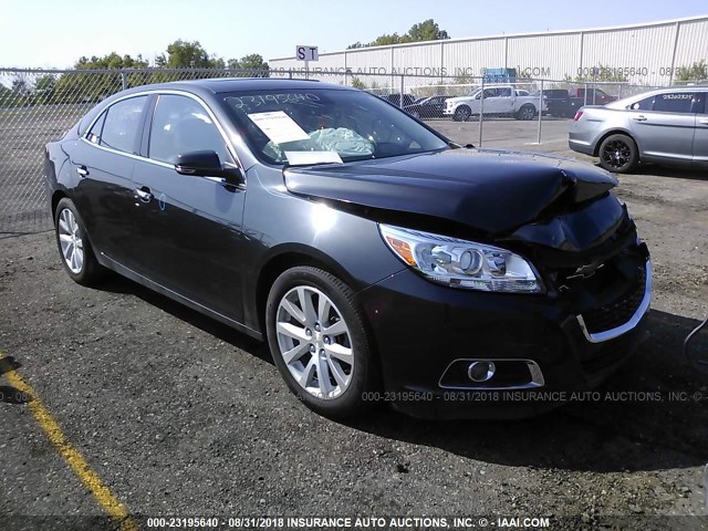 1G11H5SL5EF296714 - 2014 CHEVROLET MALIBU LTZ 灰色 照片 1