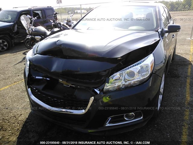 1G11H5SL5EF296714 - 2014 CHEVROLET MALIBU LTZ 灰色 照片 6