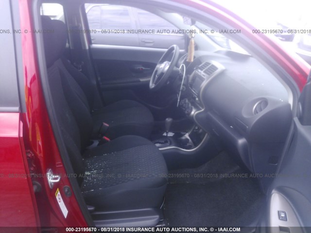 JTKKU4B43C1026958 - 2012 TOYOTA SCION XD RED photo 5