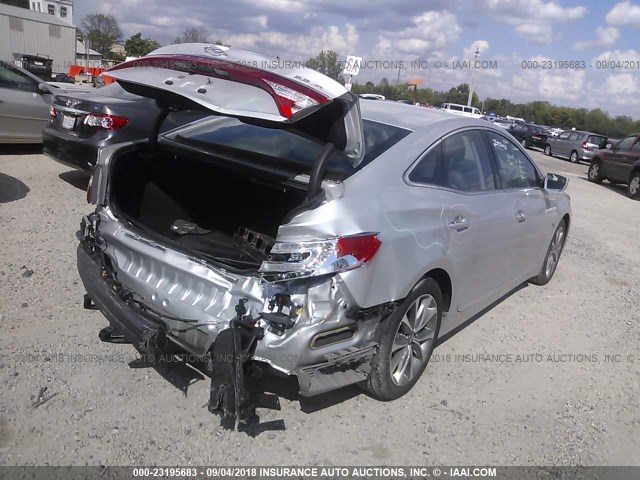 KMHFG4JG9GA507634 - 2016 HYUNDAI AZERA GRAY photo 4