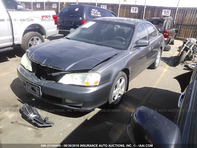 19UUA56823A036409 - 2003 ACURA 3.2TL TYPE-S GRAY photo 2