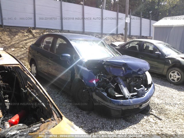 3N1BC11E78L445854 - 2008 NISSAN VERSA S/SL BLUE photo 1