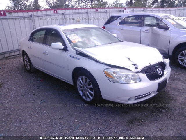 1G4HE57Y76U138449 - 2006 BUICK LUCERNE CXS WHITE photo 1