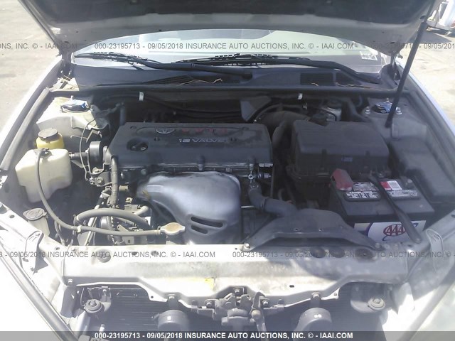 4T1BE32K83U684329 - 2003 TOYOTA CAMRY LE/XLE/SE 银色 照片 10