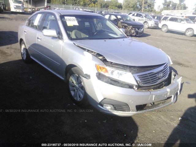 KNAGH4A45A5385511 - 2010 KIA OPTIMA EX/SX SILVER photo 1