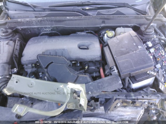 1G11D5RR1DF101504 - 2013 CHEVROLET MALIBU 1LT BLACK photo 10