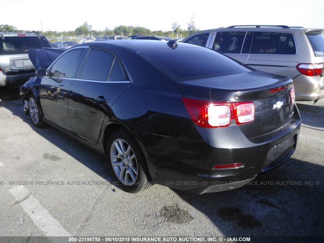 1G11D5RR1DF101504 - 2013 CHEVROLET MALIBU 1LT BLACK photo 3