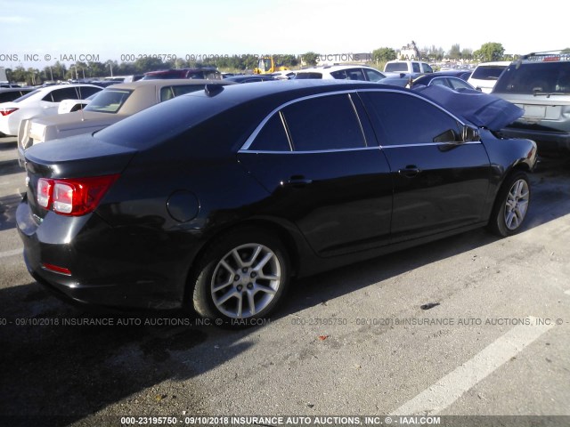 1G11D5RR1DF101504 - 2013 CHEVROLET MALIBU 1LT BLACK photo 4