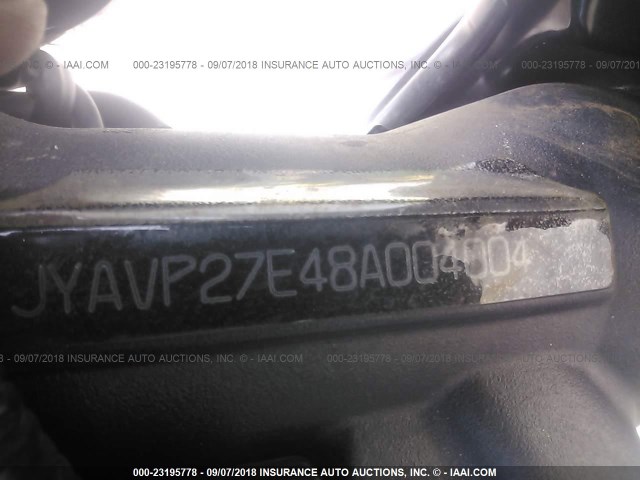 JYAVP27E48A004004 - 2008 YAMAHA XV1900 CU BLACK photo 10