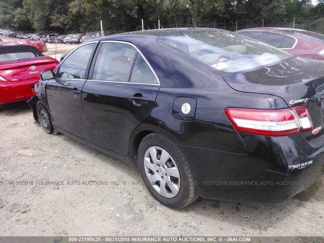 4T1BF3EKXBU160140 - 2011 TOYOTA CAMRY SE/LE/XLE BLACK photo 3