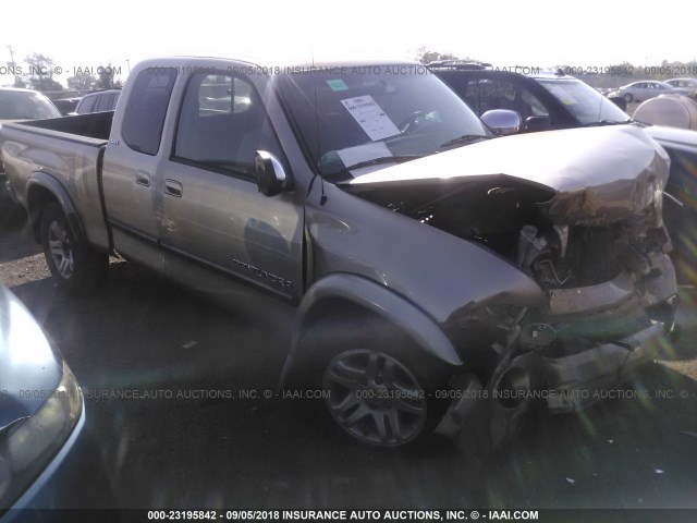 5TBBT44133S384652 - 2003 TOYOTA TUNDRA ACCESS CAB SR5 TAN photo 1