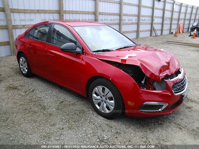 1G1PB5SH7G7195520 - 2016 CHEVROLET CRUZE LIMITED LS RED photo 1