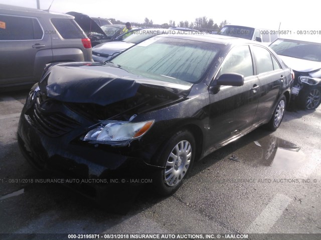 4T1BE46K27U161958 - 2007 TOYOTA CAMRY NEW GENERAT CE/LE/XLE/SE BLACK photo 2