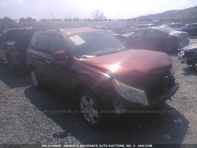 JF2SH6DCXAH703389 - 2010 SUBARU FORESTER 2.5X LIMITED ORANGE photo 1