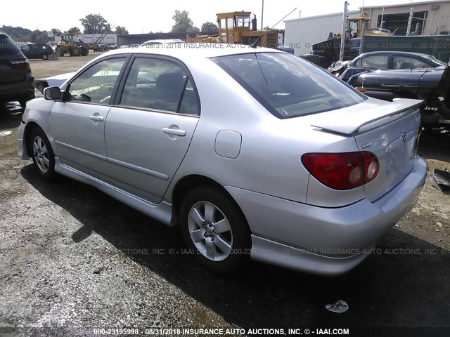 2T1BR30E76C637347 - 2006 TOYOTA COROLLA CE/LE/S SILVER photo 3