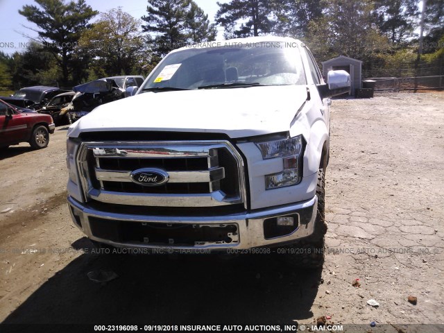 1FTEW1EF8HKC84808 - 2017 FORD F150 SUPERCREW WHITE photo 6