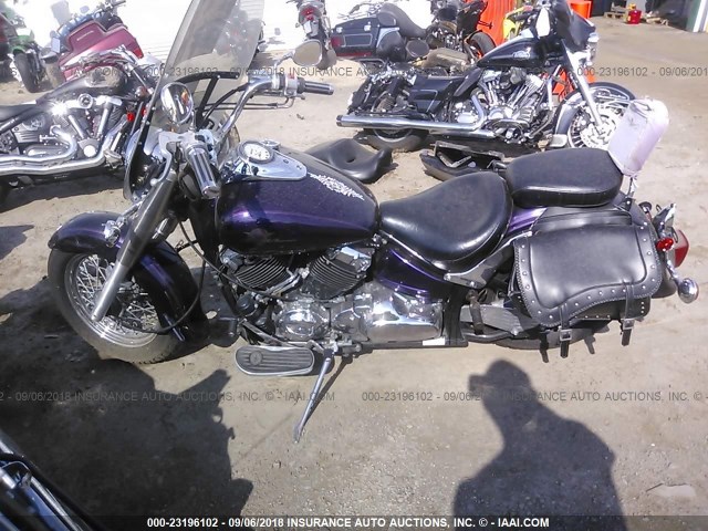 JYAVM01E81A030343 - 2001 YAMAHA XVS65 A PURPLE photo 9