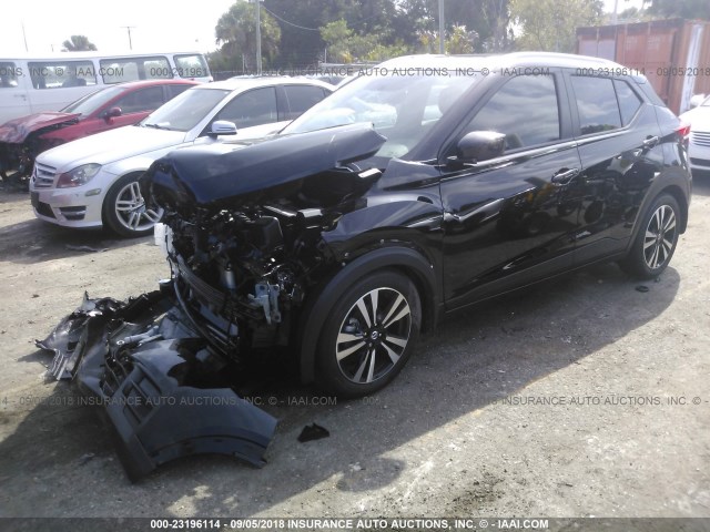 3N1CP5CU0JL510411 - 2018 NISSAN KICKS S/SR/SV BLACK photo 2