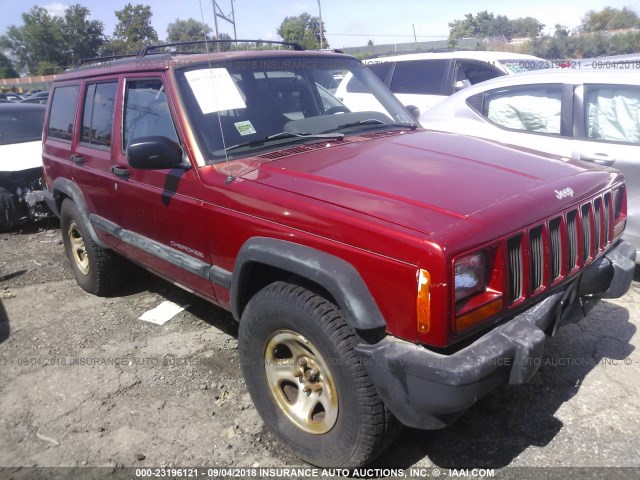 1J4FT68S4WL158949 - 1998 JEEP CHEROKEE SPORT/CLASSIC წითელი ფოტო 1