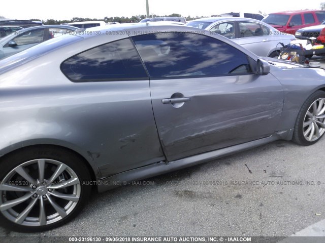 JNKCV64E08M114929 - 2008 INFINITI G37 JOURNEY/SPORT GRAY photo 6