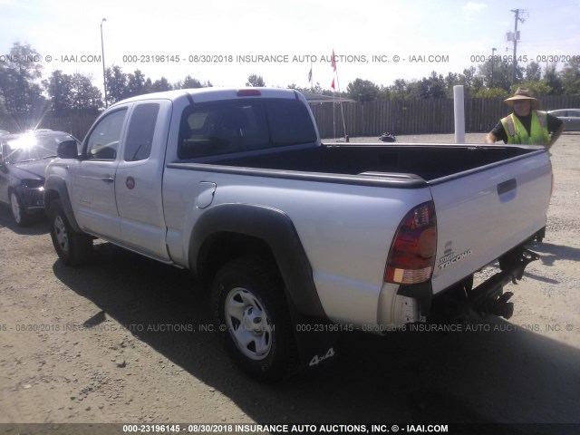 5TEUX42N66Z261686 - 2006 TOYOTA TACOMA ACCESS CAB Күміс фото 3