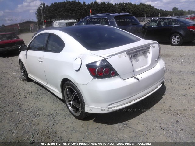JTKDE167980224904 - 2008 TOYOTA SCION TC 白色 照片 3