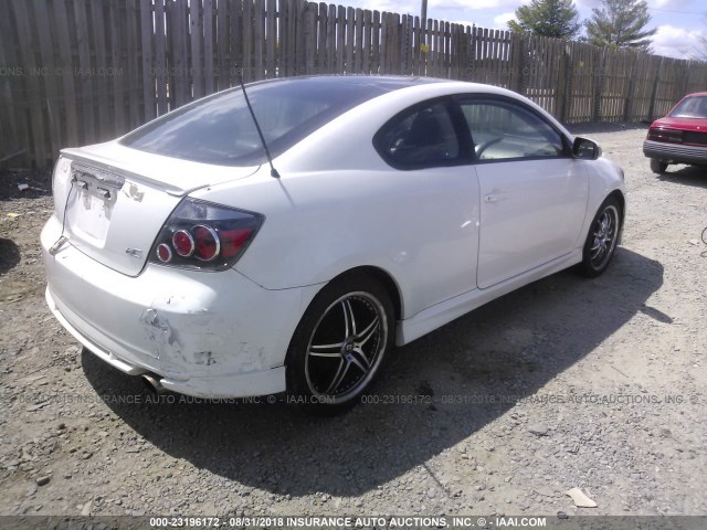 JTKDE167980224904 - 2008 TOYOTA SCION TC 白色 照片 4