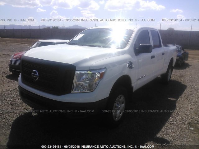 1N6BA1F32HN539230 - 2017 NISSAN TITAN XD S/SV WHITE photo 2