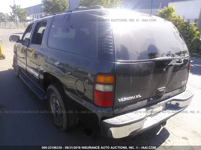 1GKEC16T53J229927 - 2003 GMC YUKON XL C1500 GRAY photo 3