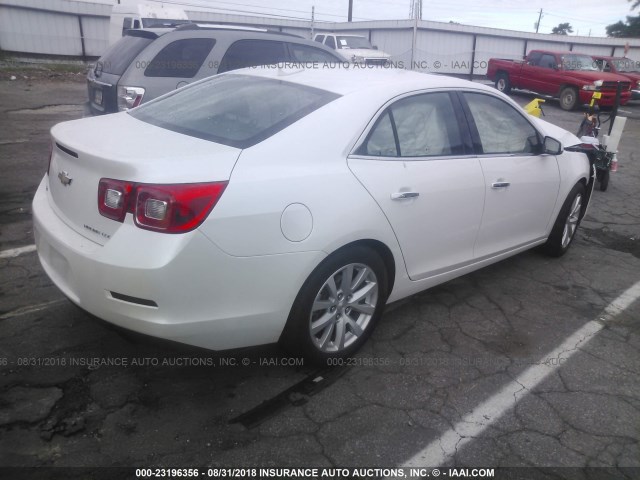 1G11F5SL5FF137814 - 2015 CHEVROLET MALIBU LTZ 白色 照片 4