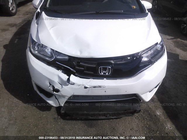 JHMGK5H7XGX042876 - 2016 HONDA FIT EX/EXL WHITE photo 6