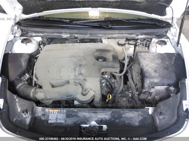 1G1ZA5EU0CF390590 - 2012 CHEVROLET MALIBU LS 白色 照片 10