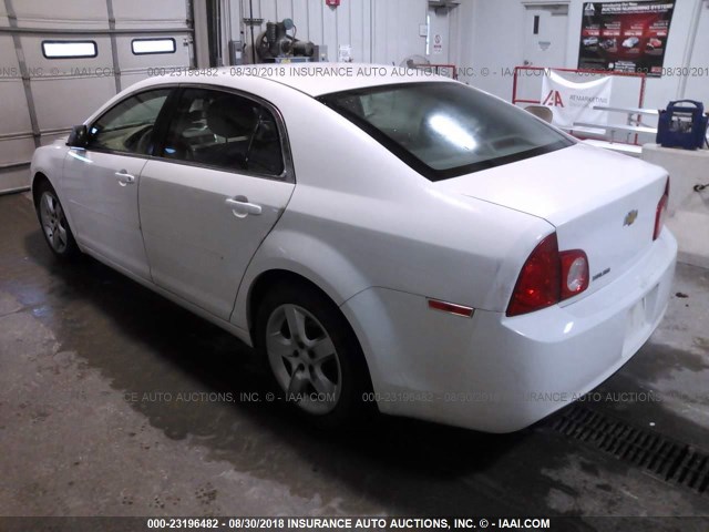 1G1ZA5EU0CF390590 - 2012 CHEVROLET MALIBU LS 白色 照片 3