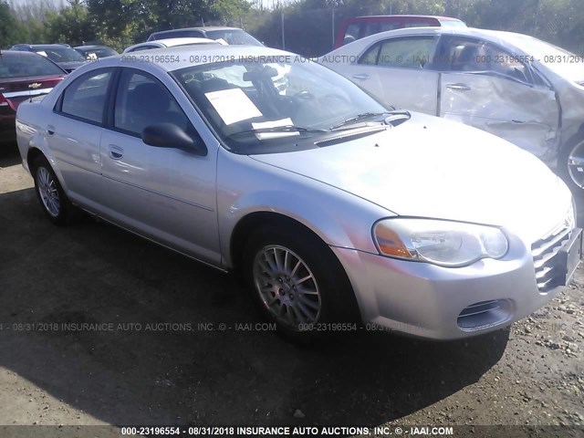 1C3EL46X75N665114 - 2005 CHRYSLER SEBRING SILVER photo 1